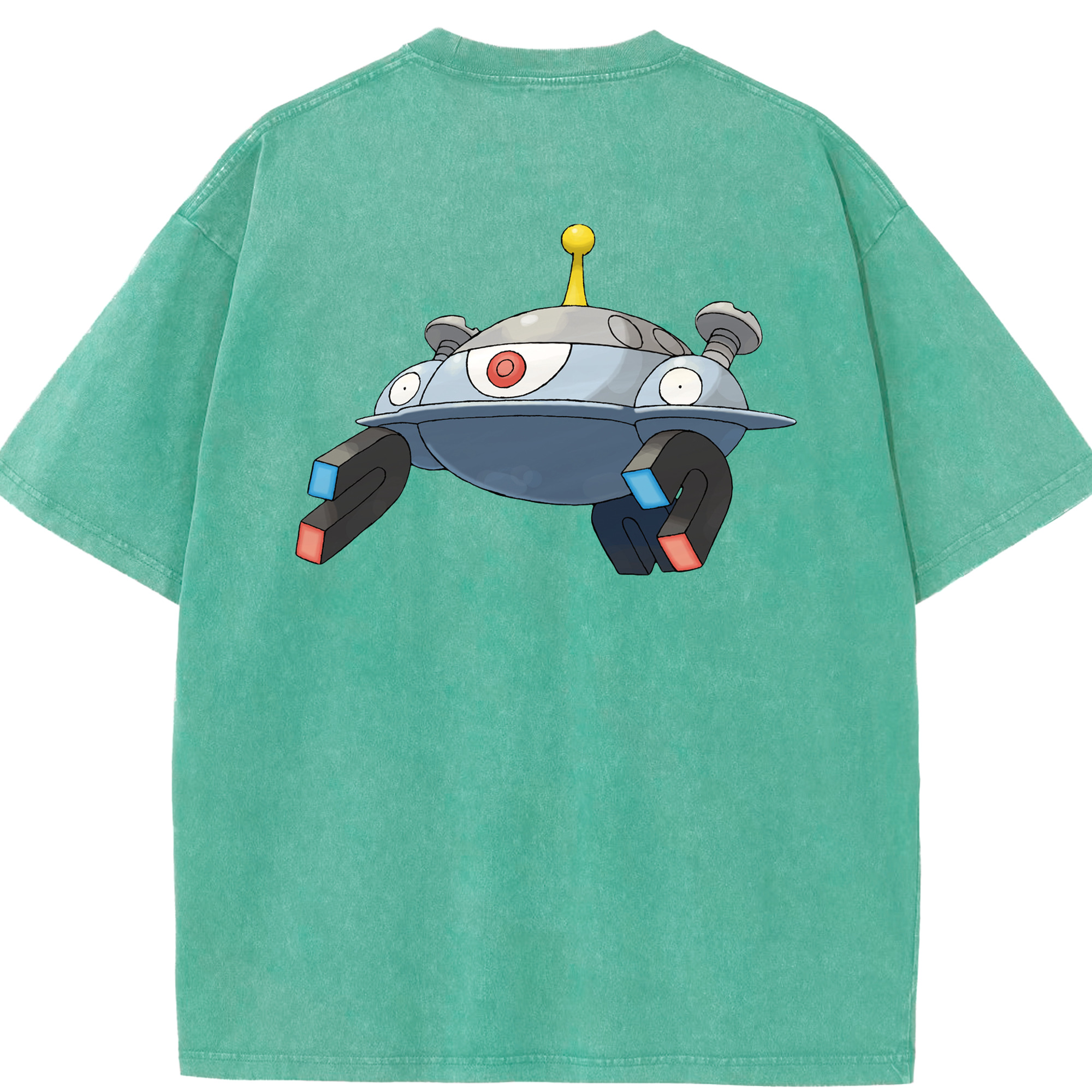 （画像用） ポケットモンスター Pokémon 綿100% ヴィンテージ風 半袖Tシャツ（背面プリント）